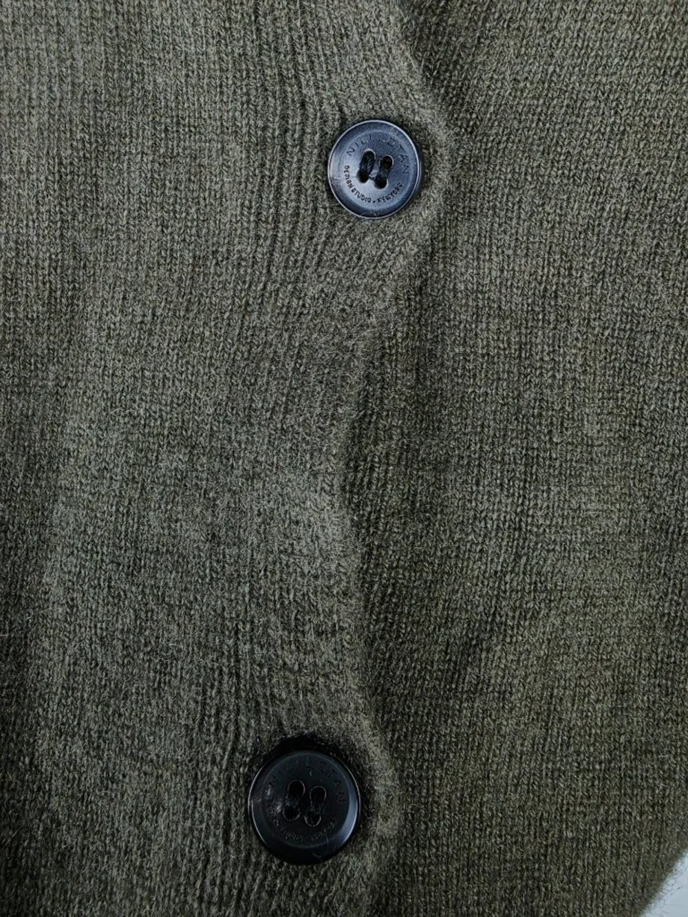 Nili Lotan March Cashmere Cardigan in Dark Moss size S